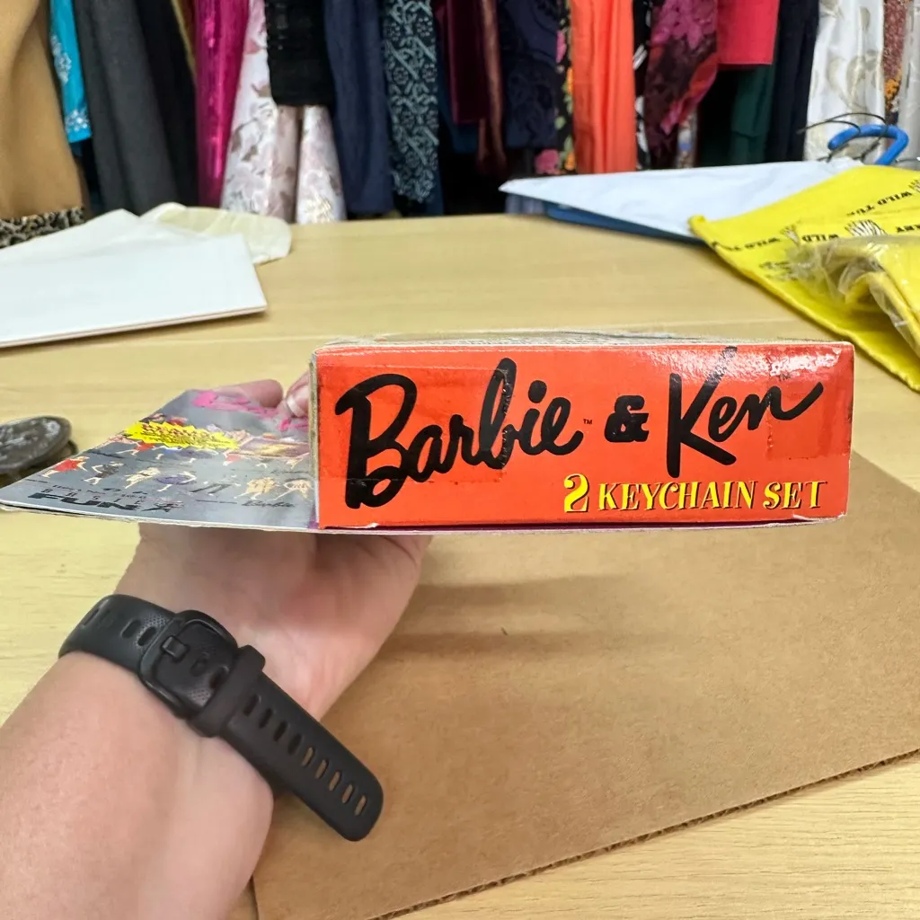 Enchanted Evening BARBIE & KEN Keychain 1996 NIB - Image 6