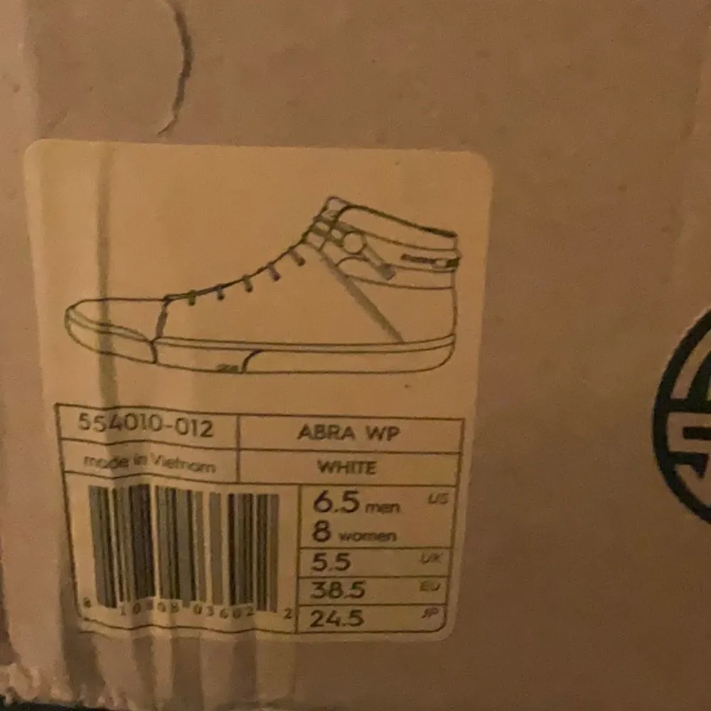 NWB Plae Abra Waterproof Unisex Mid Top Leather Blend Sneakers Shoes White Size 8 - Image 15