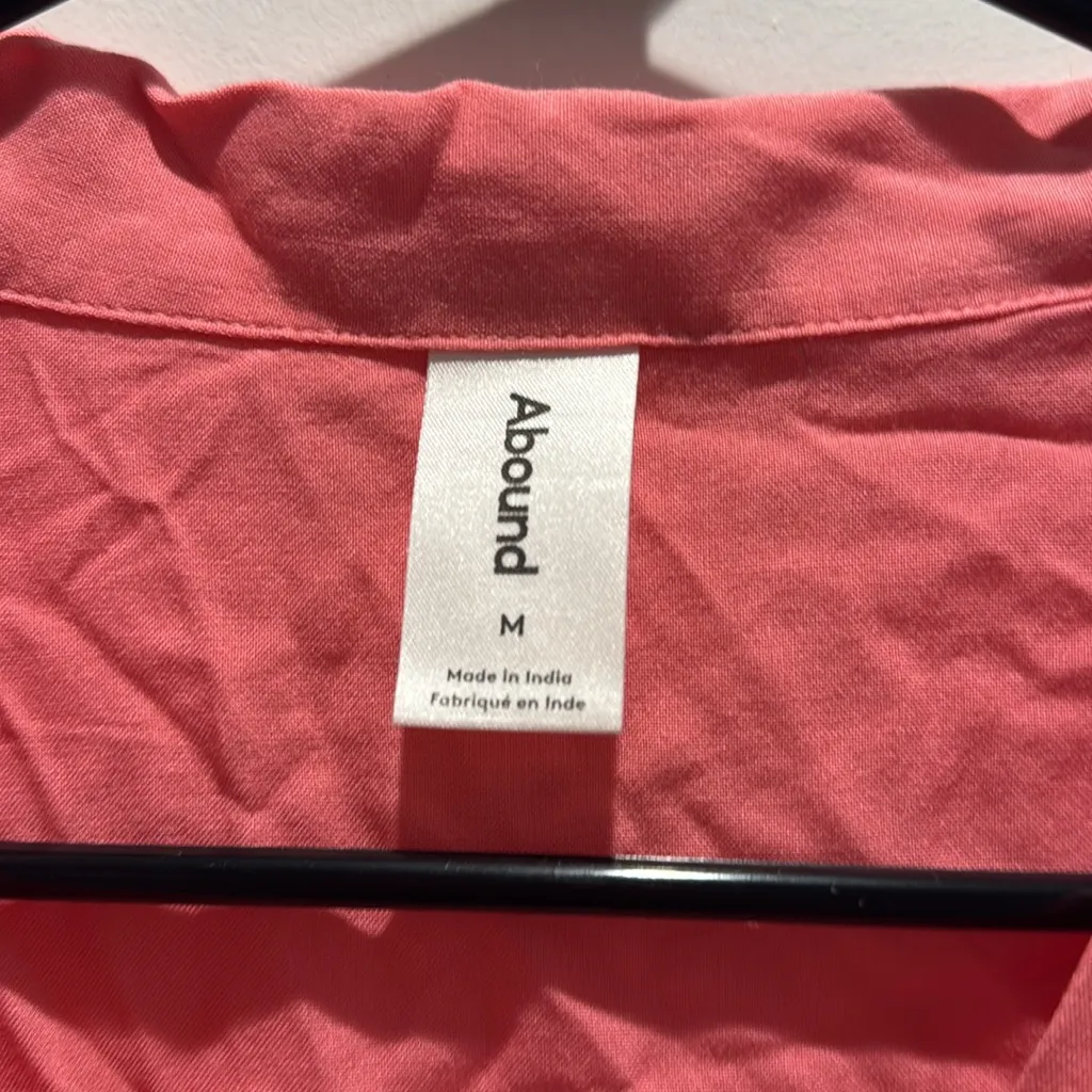 Abound Vibrant Pink Button-Down Shirt - Image 2