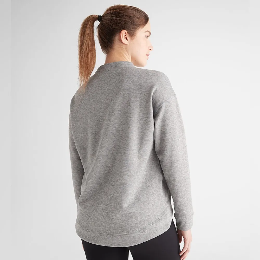 NWT NOBULL Women’s Crew Sweatshirt - XS - Light Heather Gray - Image 5