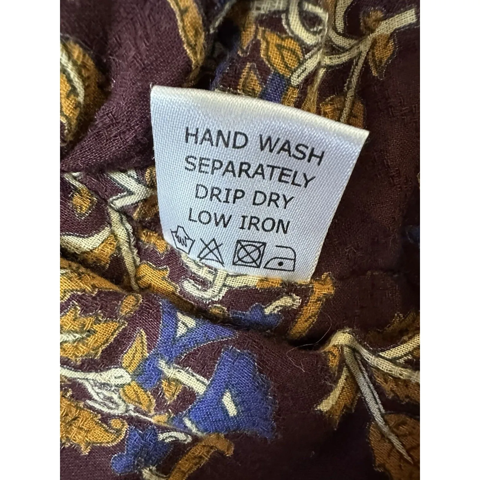 Young Threads Women's S/M Hippie‎ Boho Patchwork Quilted Vest 100% Cotton EUC - Image 3