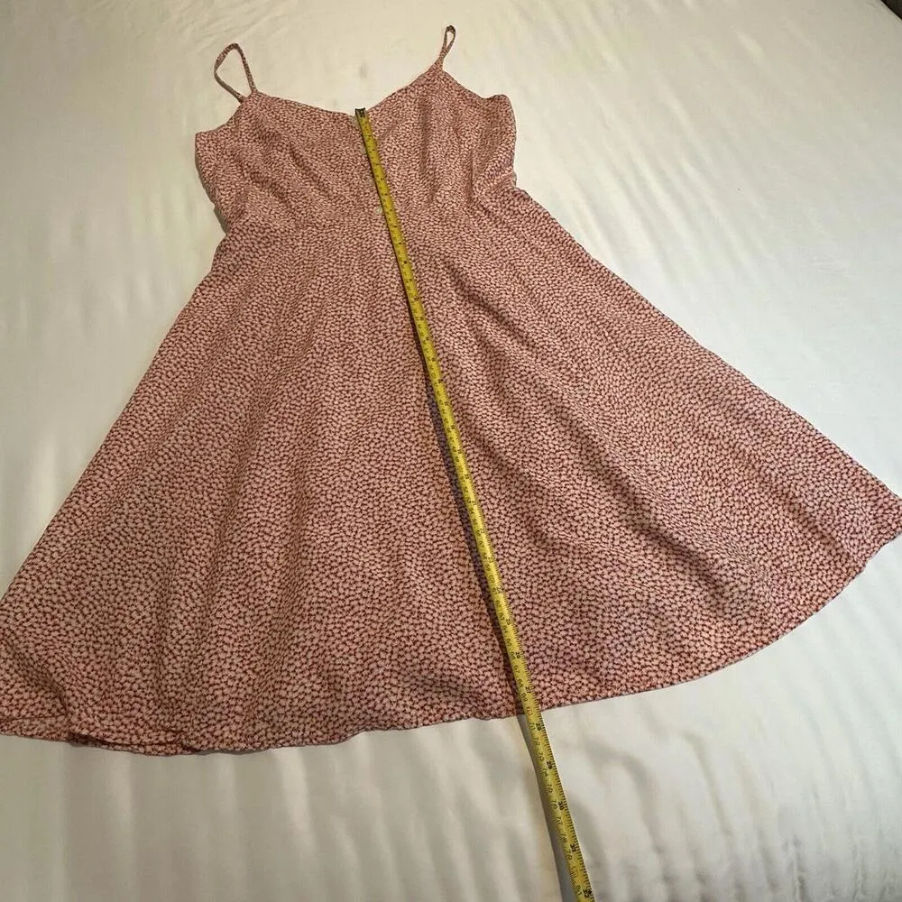 Gap Floral Pink Patterned Dress Sz 4 Women’s Fit & Flare - Image 7