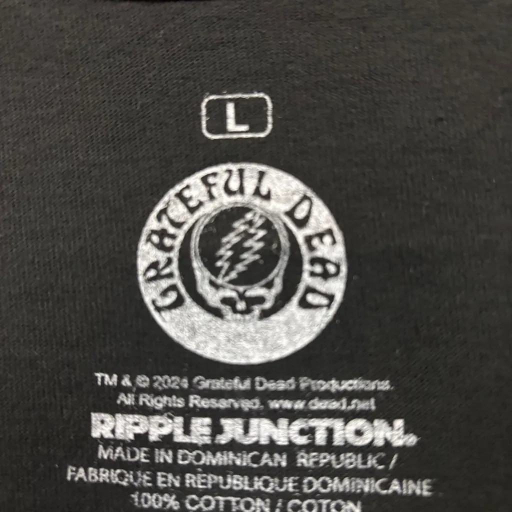 The Grateful Dead Steal Your Face Rock Band T-Shirt Size Large  - Image 4