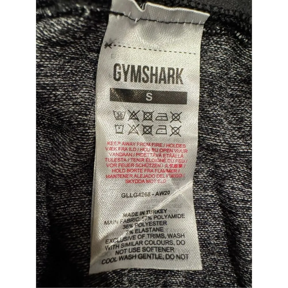 Gymshark NWOT Seamless Flex Leggings in Charcoal Gray/Black Size Small - Image 3