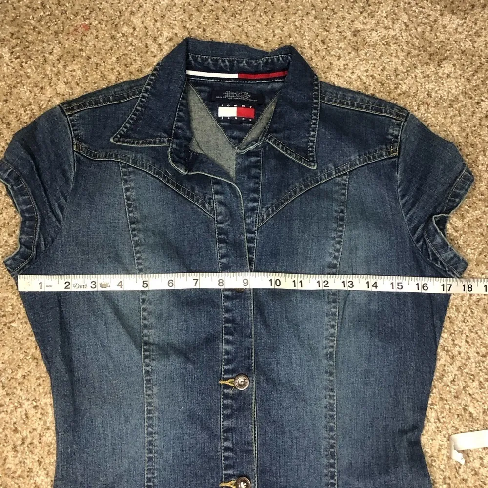 Vintage Y2K 2003 Tommy Jeans Denim Dress - Image 10