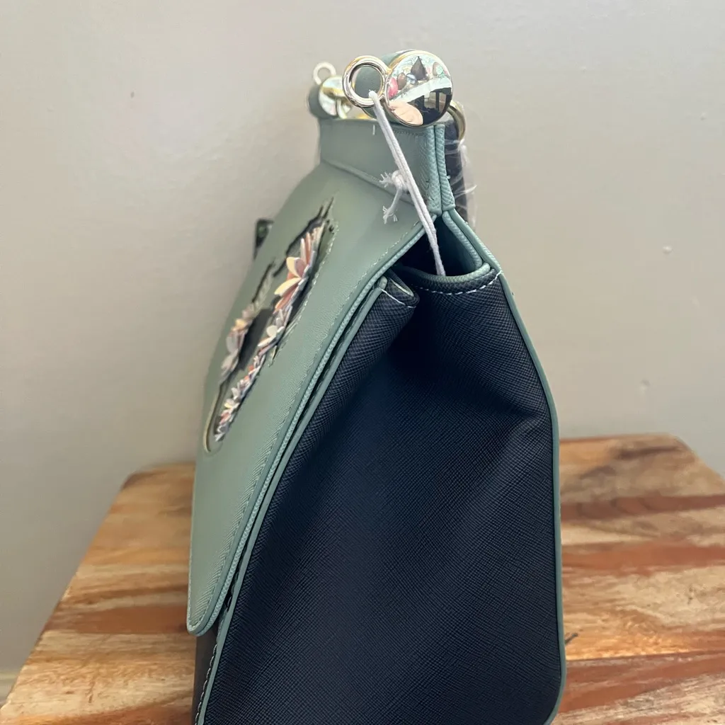 Loungefly Disney Alice in Wonderland Floral Silhouette Portrait Handbag - Image 3