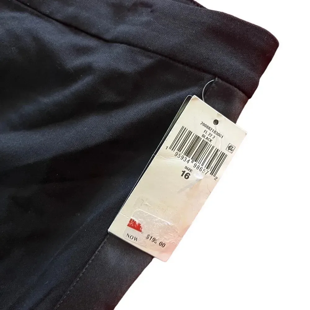 NWT Lauren Ralph Lauren Black Dress Pants Size 16 - Image 4