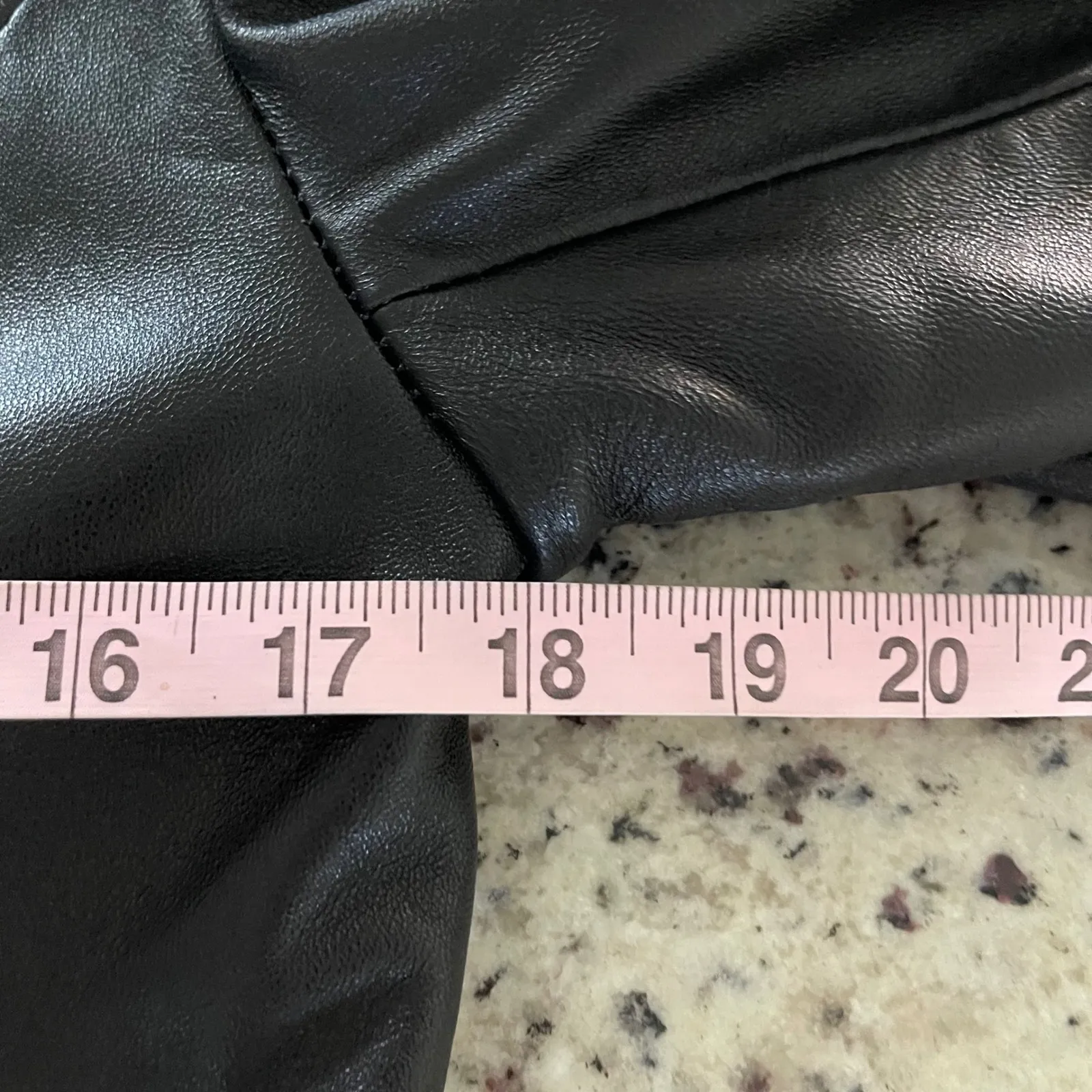 Leather Factory Firenze Italy Womens Black Leather Blazer Jacket Coat Sz 38 US 4 - Image 7