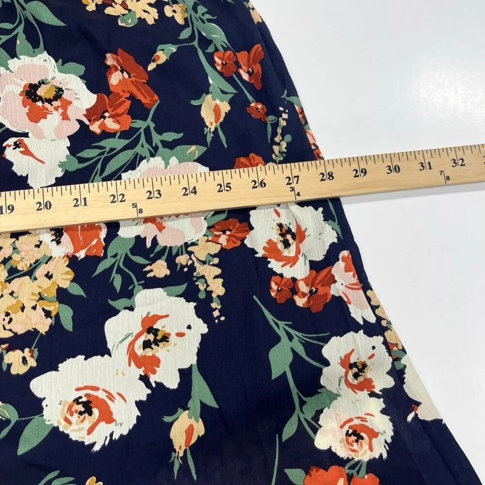 Umgee Babydoll Mini Dress Sz M Floral V Neck Bell Sleeves Festival Boho - Image 14