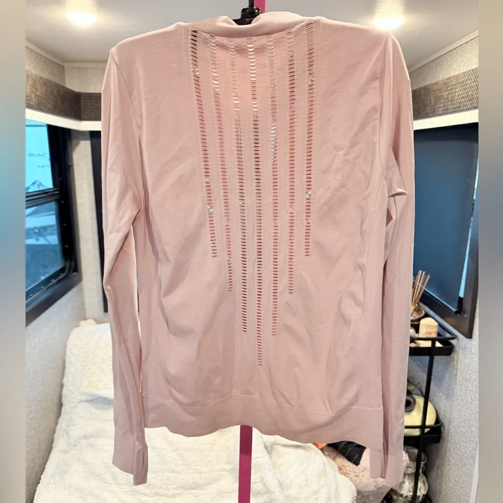 Marika Light Pink Cutout Jacket size Medium - Image 2