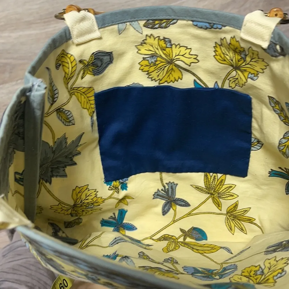 Bamboo Handbag Yellow - Image 6