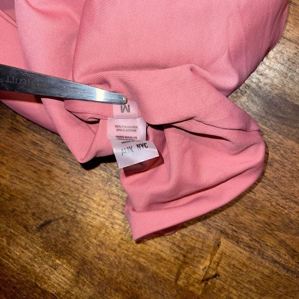 NWT Alix NYC Abbott Open Back Mini Dress Pink Size M - Image 7