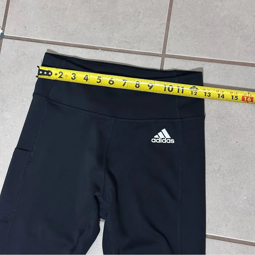 Adidas Women Black‎ Aeroready Athletic Leggings Pants size S - Image 7