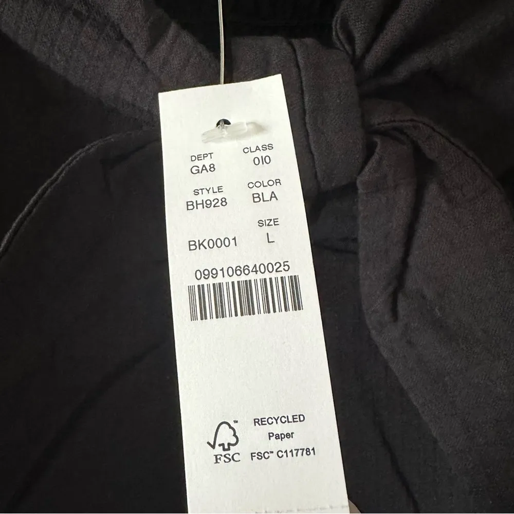 J. Crew Black Tie Front Spaghetti Strap Tank Top NEW - Image 6