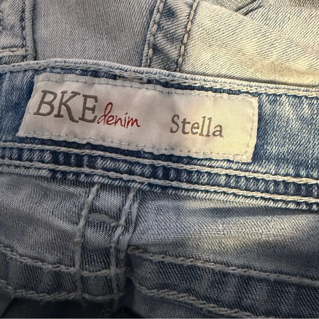 BKE Stella Boot Stretch Jeans in Bain light wash size 29L low rise bootcut - Image 8