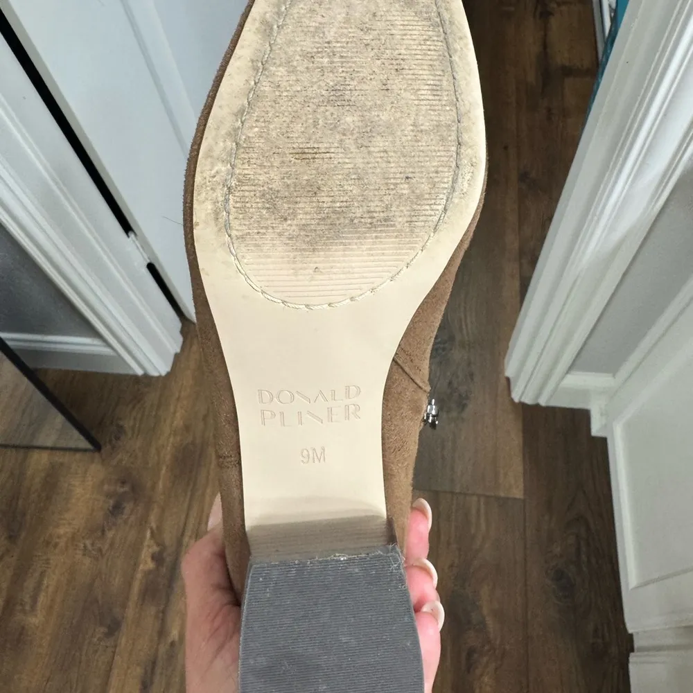 Donald Pliner  Brown Suede Ankle Boots - Image 4