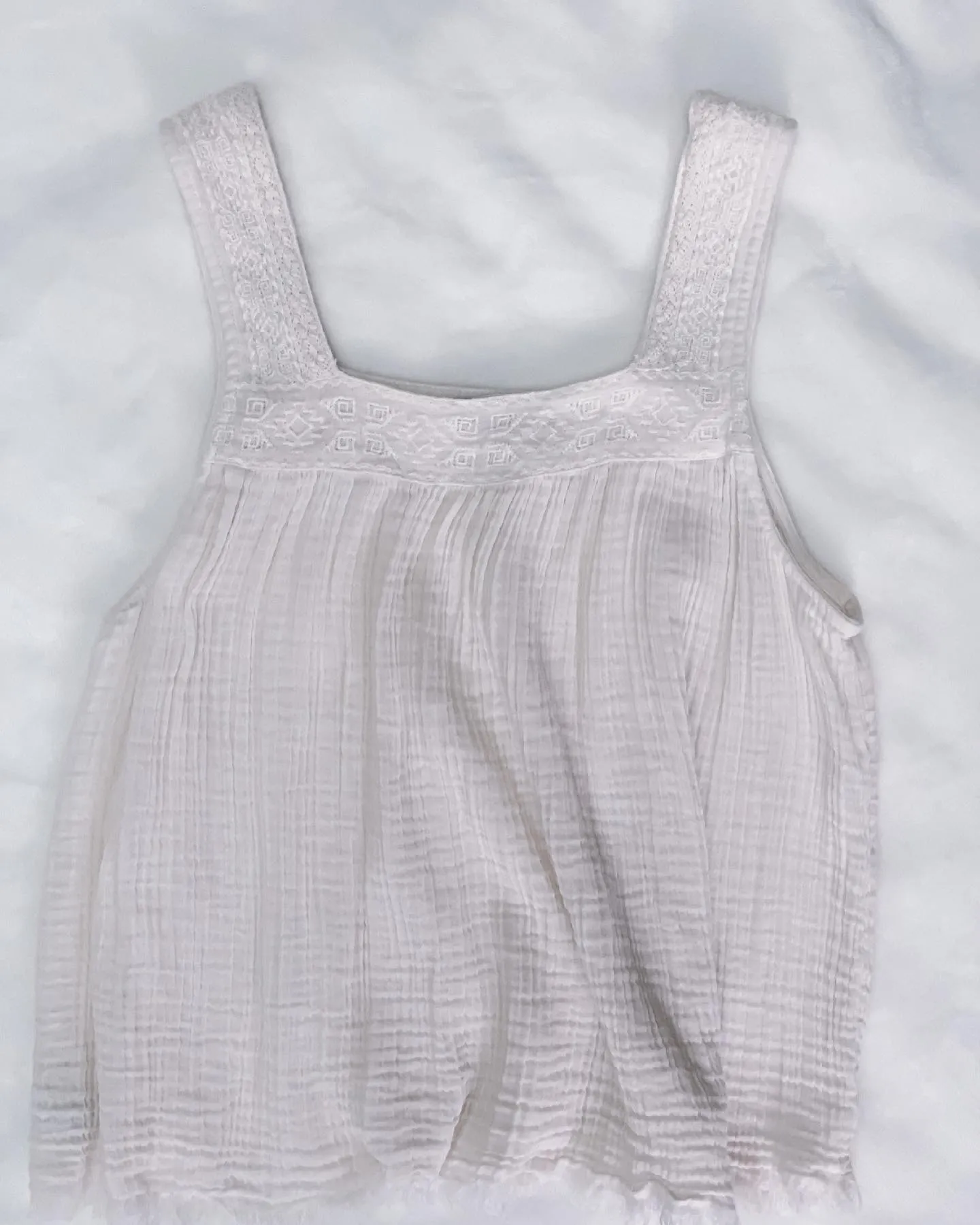 Aerie Cream Tank Top - Image 2