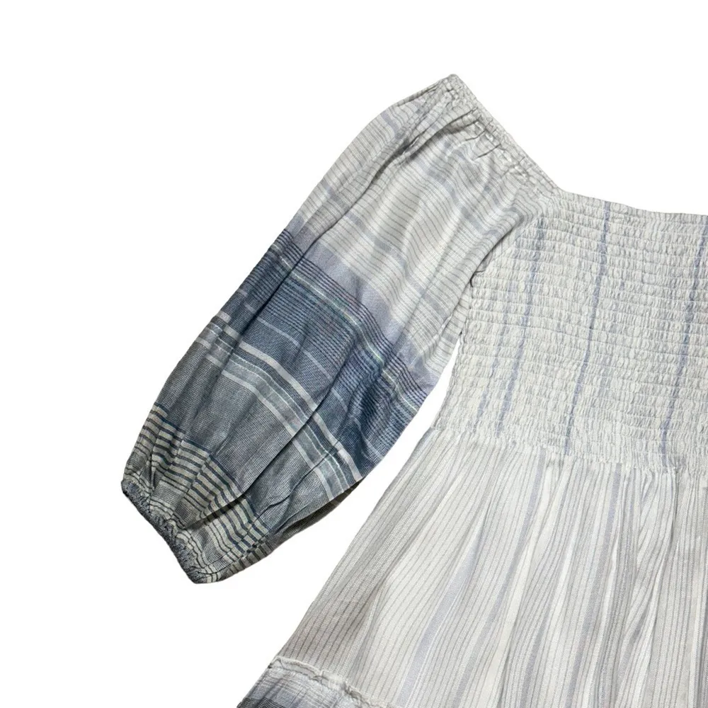 Jens Pirate Booty x Free People Coastline Striped Smocked Mini Dress US S - Image 10