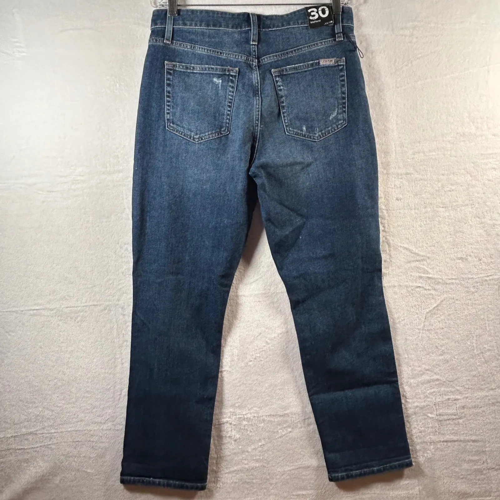 JOE'S JEANS Boyfriend Jeans Blue Distressed Denim W30 - Image 5