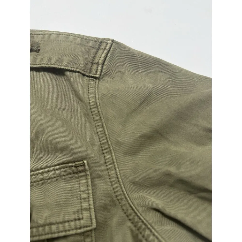 NWD Madewell Faded Ivy Green Chino Safari Jacket Button Closure Women’s XXS - Image 9