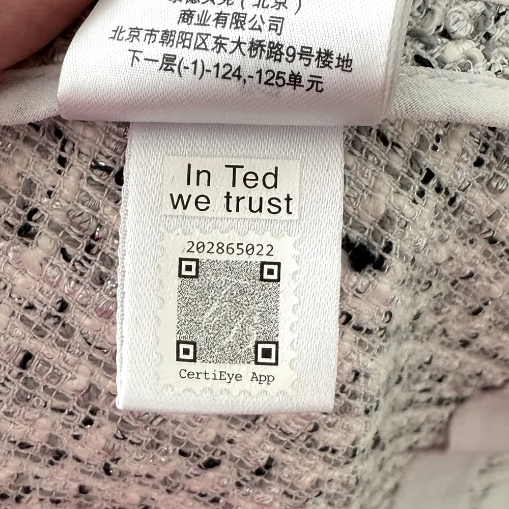 Ted Baker Adalad V-Neck Tweed Skater Dress 2 - Image 13