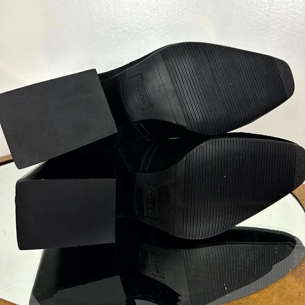 BLONDO Salome Waterproof Bootie in Black Suede Size US 11 NWT - Image 10
