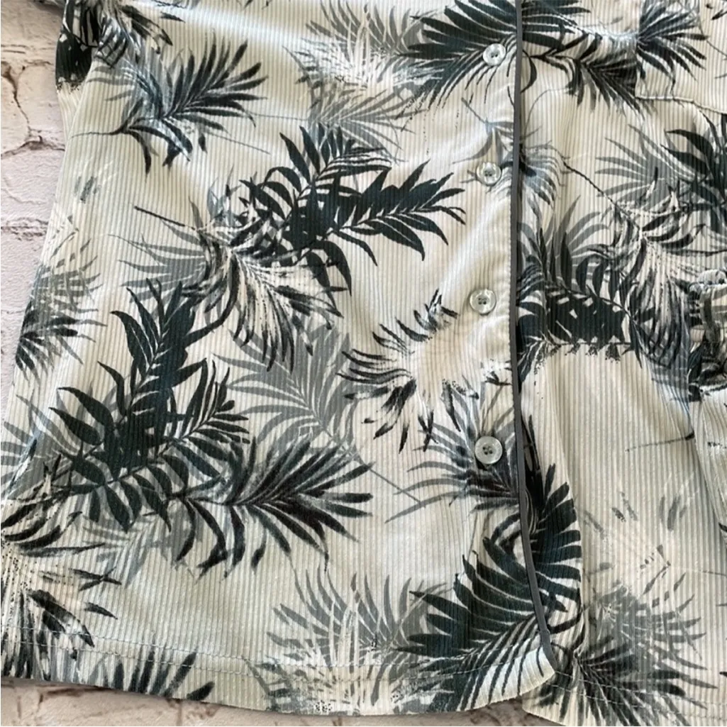 Nicole Miller S Green Tropical Softest Pajamas Ever! S - Image 3