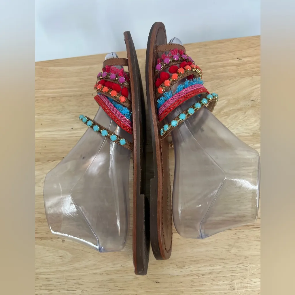 Schutz estelen embellished sandal read - Image 3