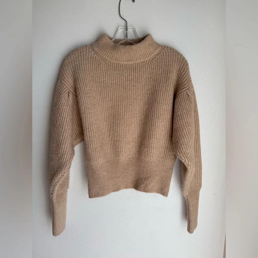 Astr The Label Regis Mockneck Sweater In Oatmeal - Image 3