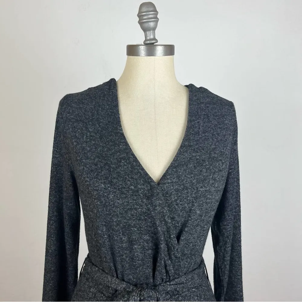 Anthropologie Saturday Sunday Heather Tie Waist Jersey Dress - Image 3