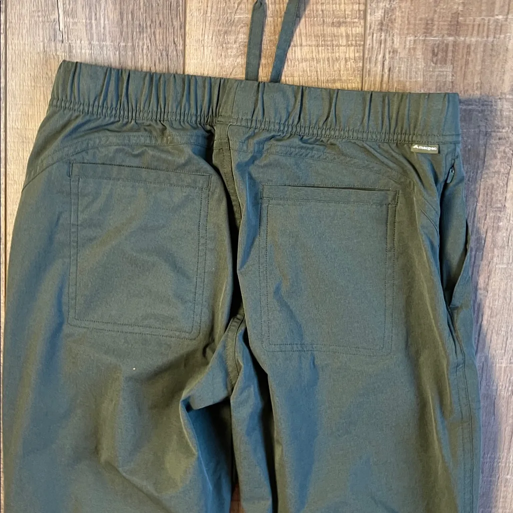 Macpac Olive Green Hiking Jogger Pants Size 10 - Image 8