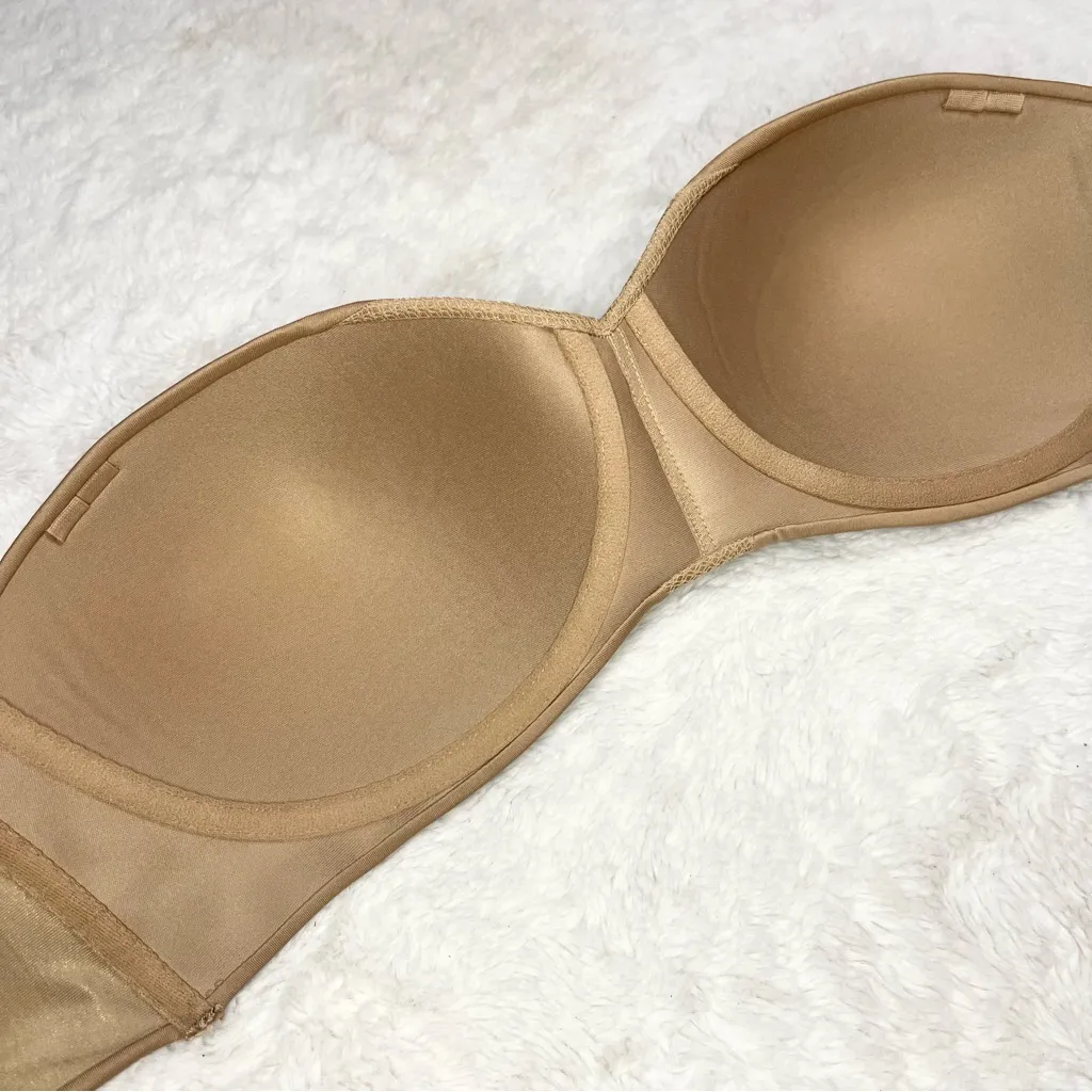Maidenform Self Expressions Wireless Strapless Bra Chestnut Tan Nude Size 34D - Image 10