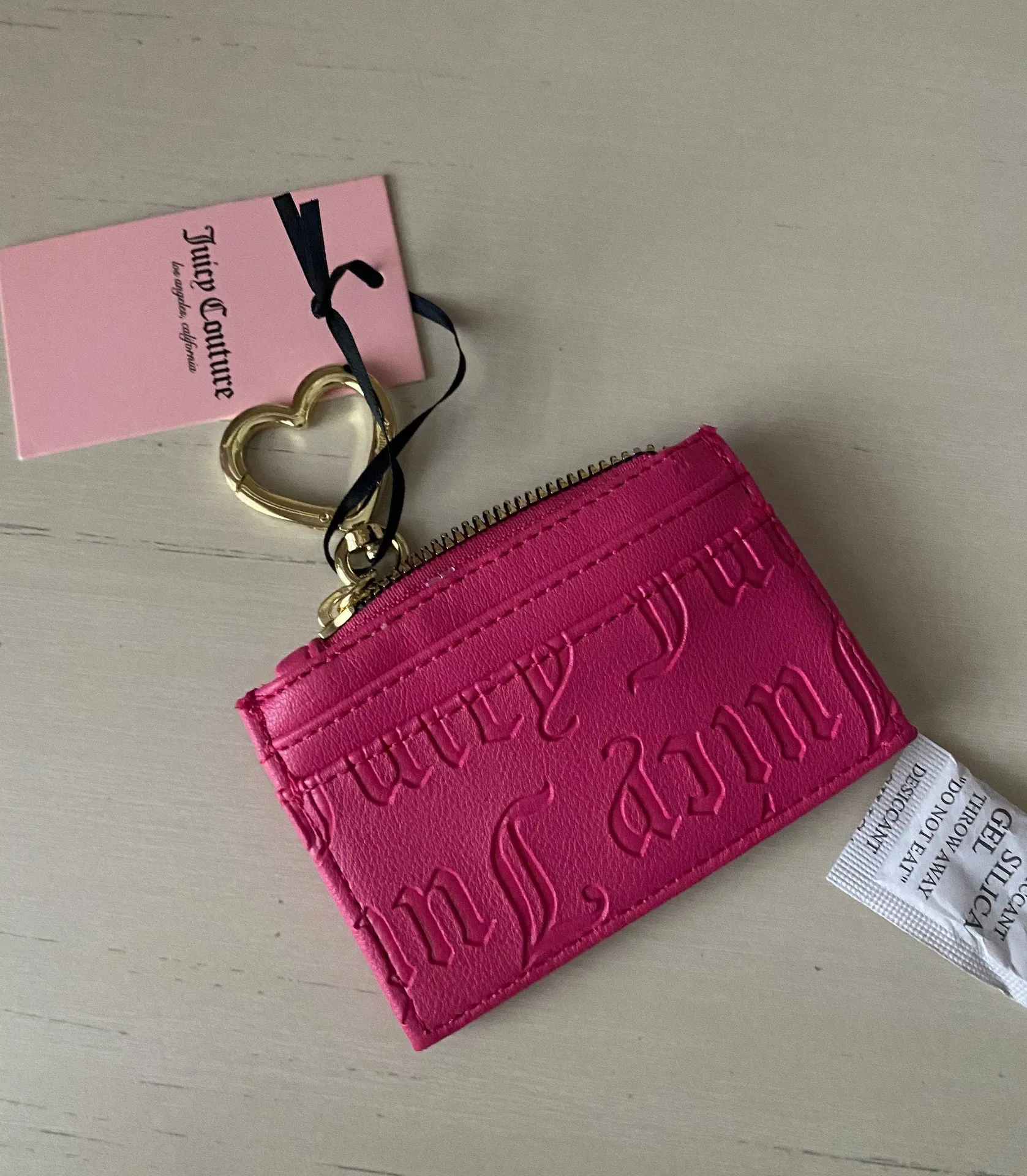 NWT  Y2k monogrammed hot pink cardholder wallet - sorbet - Image 7