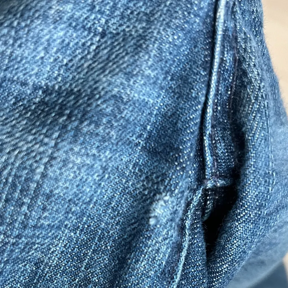 7FAM  Dojo Vintage Bootcut Flare Jeans | Medium Blue | 25 *flaw - Image 8