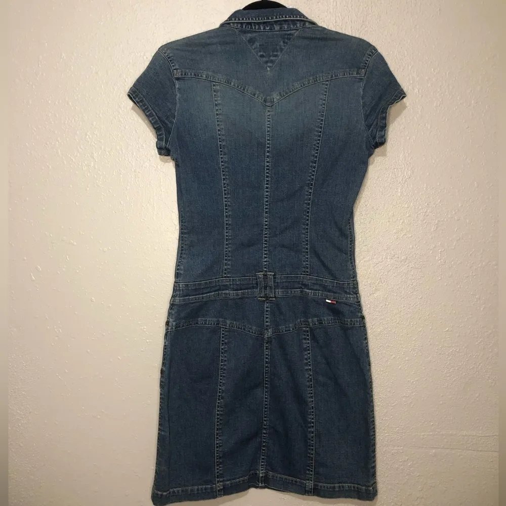 Vintage Y2K 2003 Tommy Jeans Denim Dress - Image 4