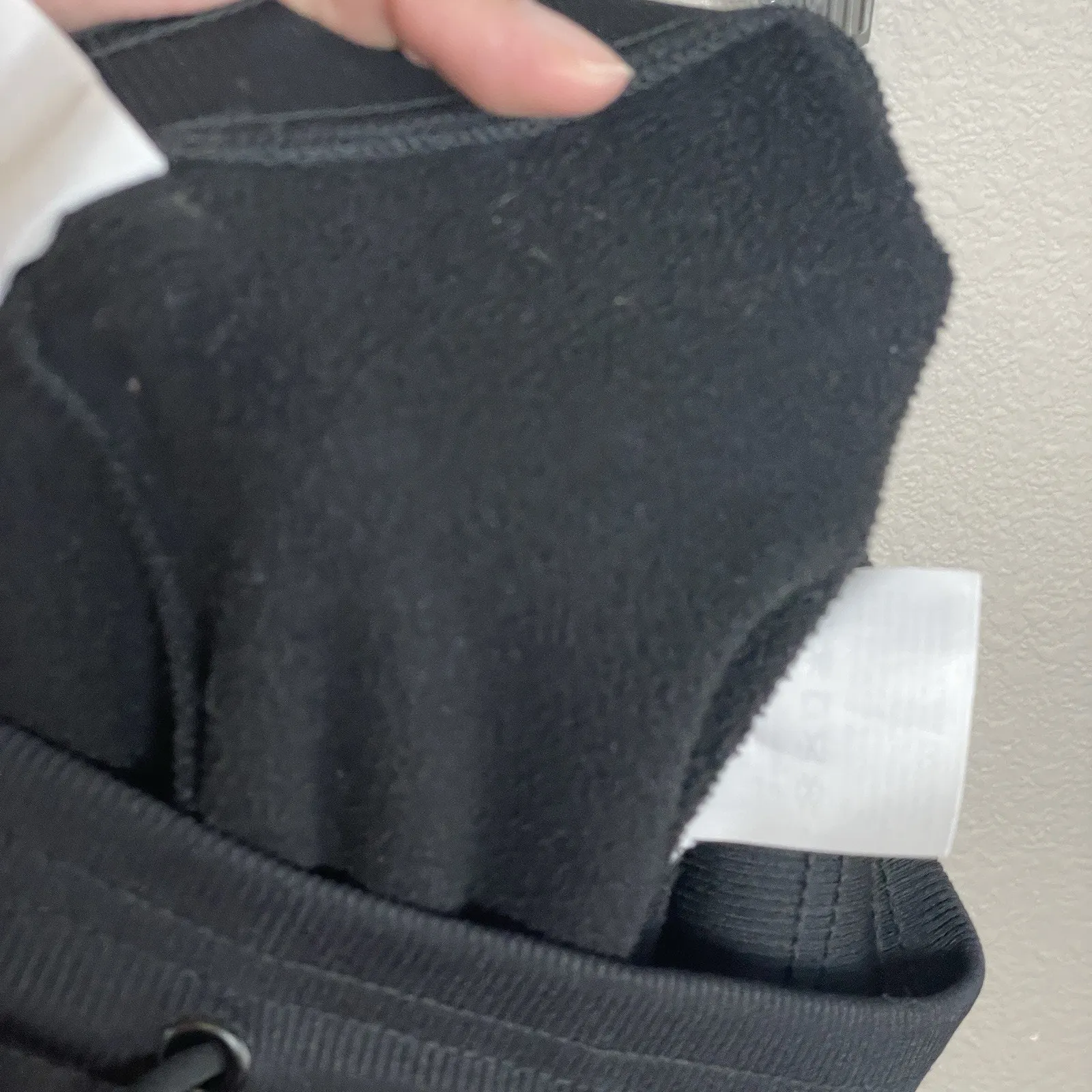 Nike Therma-Fit Women Black Fleece Joggers Size Small Made in Jordan - Image 9