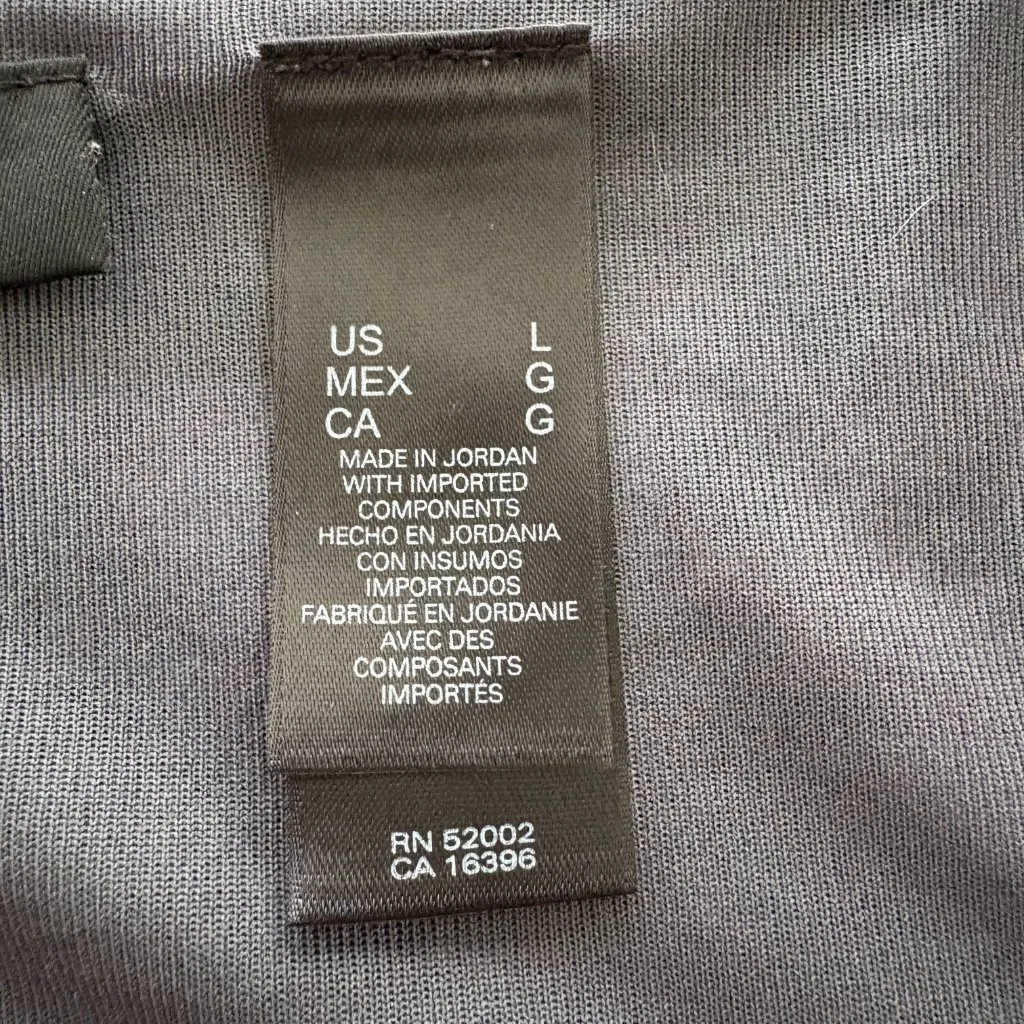 Axcess by Liz Claiborne Floral Abstract Print Short Sleeve Top Size Large EUC - Image 7