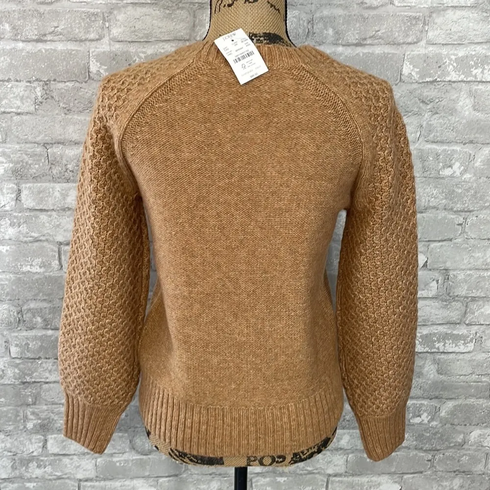 J.Crew Honeycomb balloon-sleeve sweater - Image 2