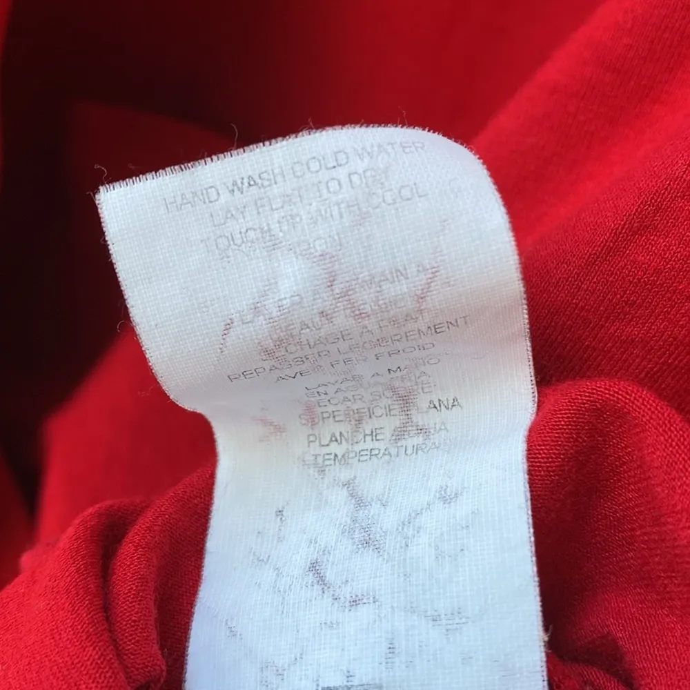 ♥️ Karen Kane Surplice Faux Wrap Long-Sleeved Knit Top/Blouse, Rich Red, Plus 2X - Image 11