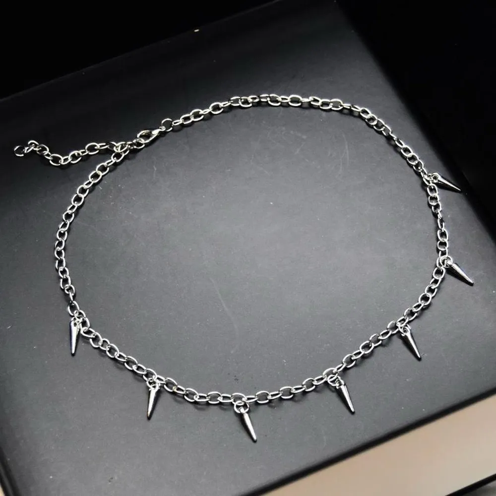 Silver Spike Necklace - Image 3