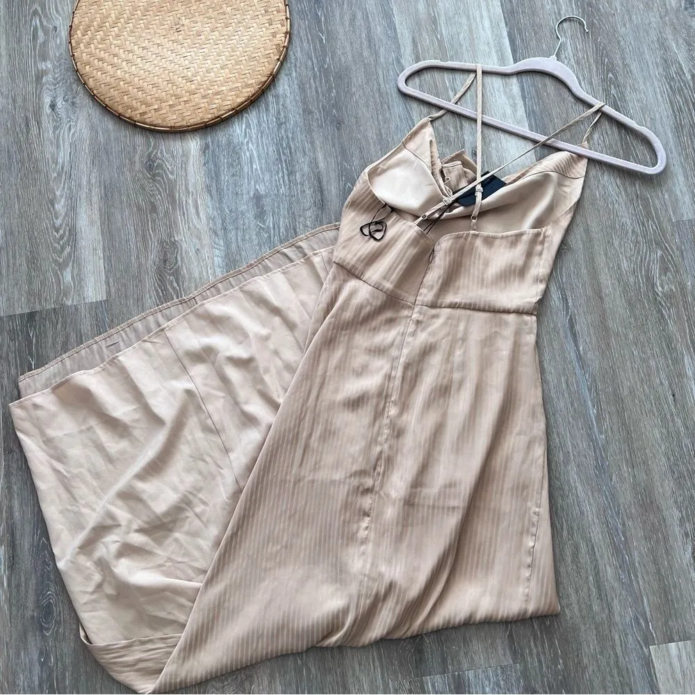 Nwt revolve NBD Davis gown in nude women’s‎ size S - Image 10