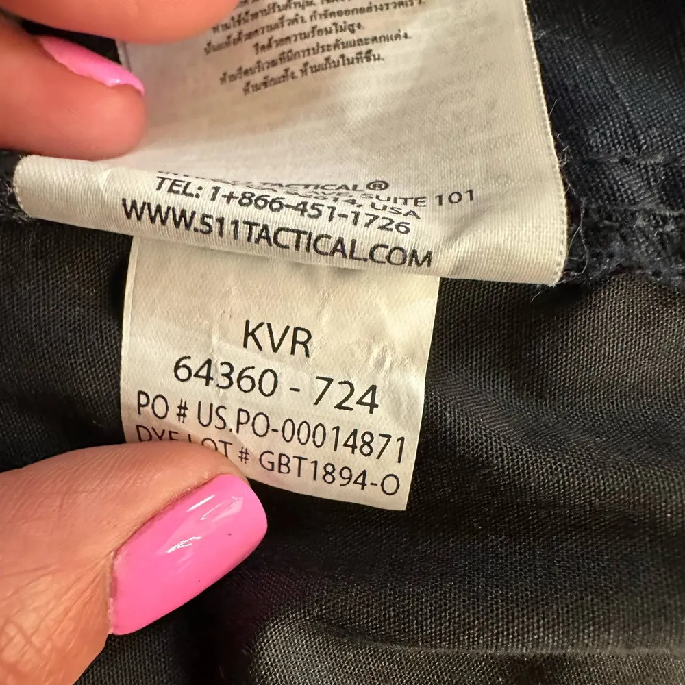 5.11 Tactical Womens size 10 L Blue KVR Taclite Pro Pants Ripstop 64360-724 - Image 10