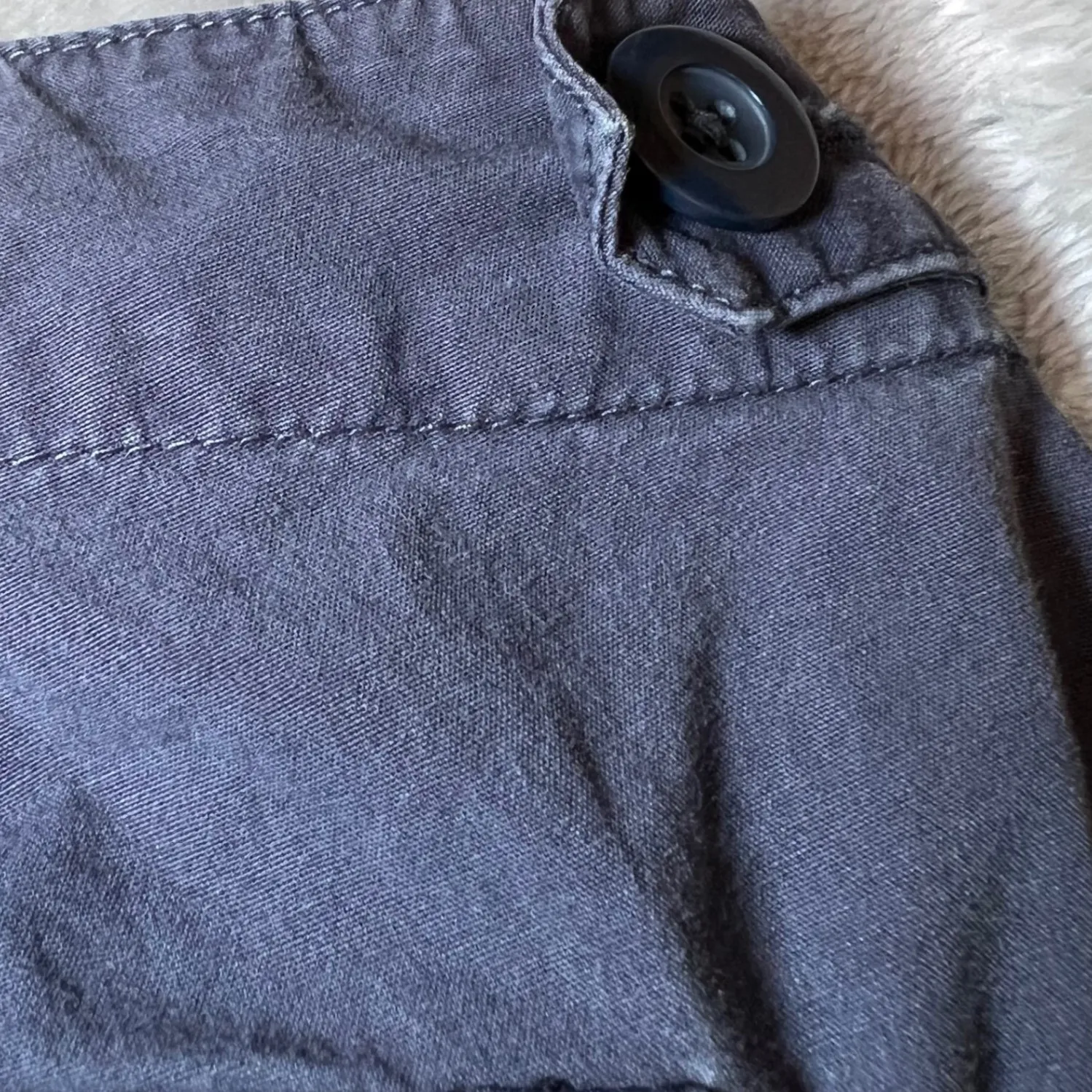 Talbots Stretch Capri Pants Womens 12W Petites Blue Casual Rolled Cuffs Summer - Image 12