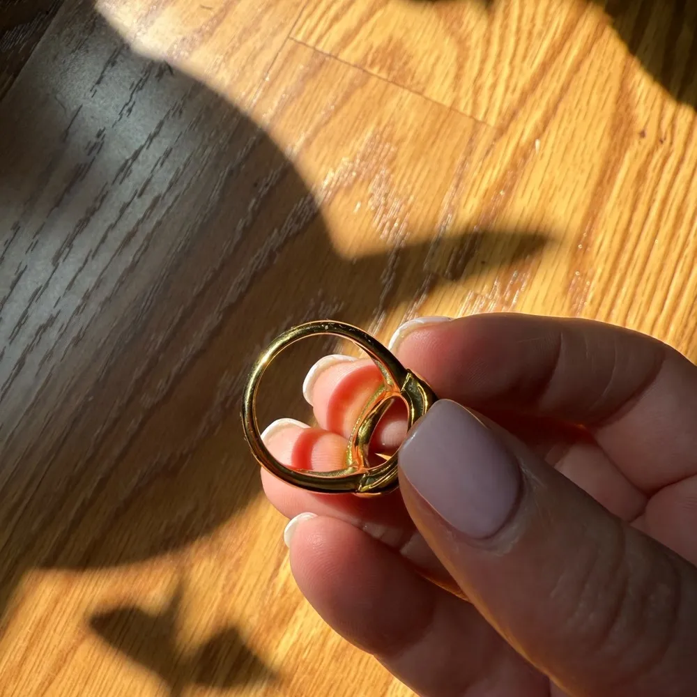 Gold infinity ring Size 8 - Image 3