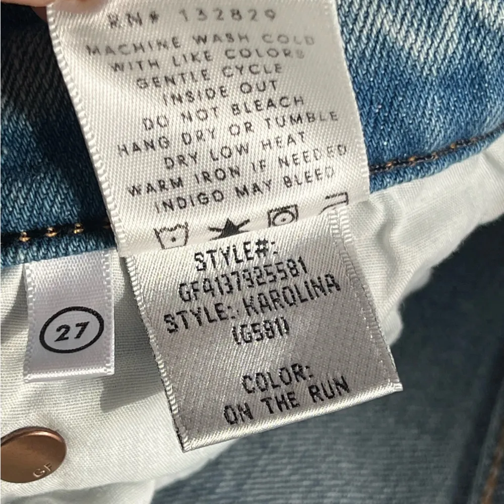 GRLFRND KAROLINA Jeans On The Run High Waist Stretch Denim Women’s Size 27 - Image 8