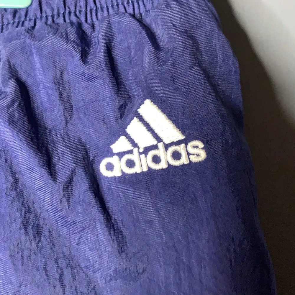 ADIDAS Three Striped Navy Blue Shorts‎ Size Large - Image 5