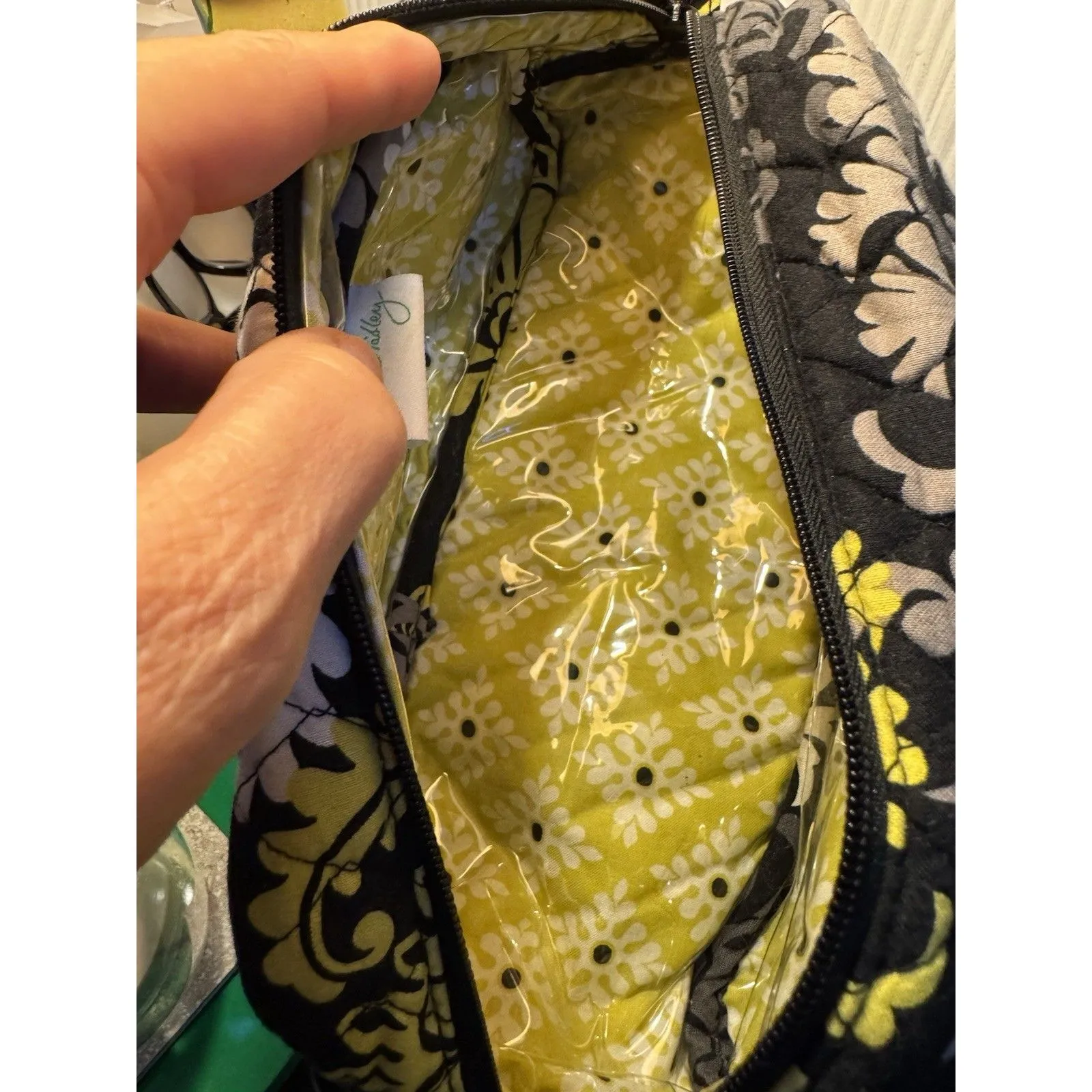 Vera Bradley Baroque Small Cosmetic Brush Case Makeup Bag Travel Organizer - Image 9