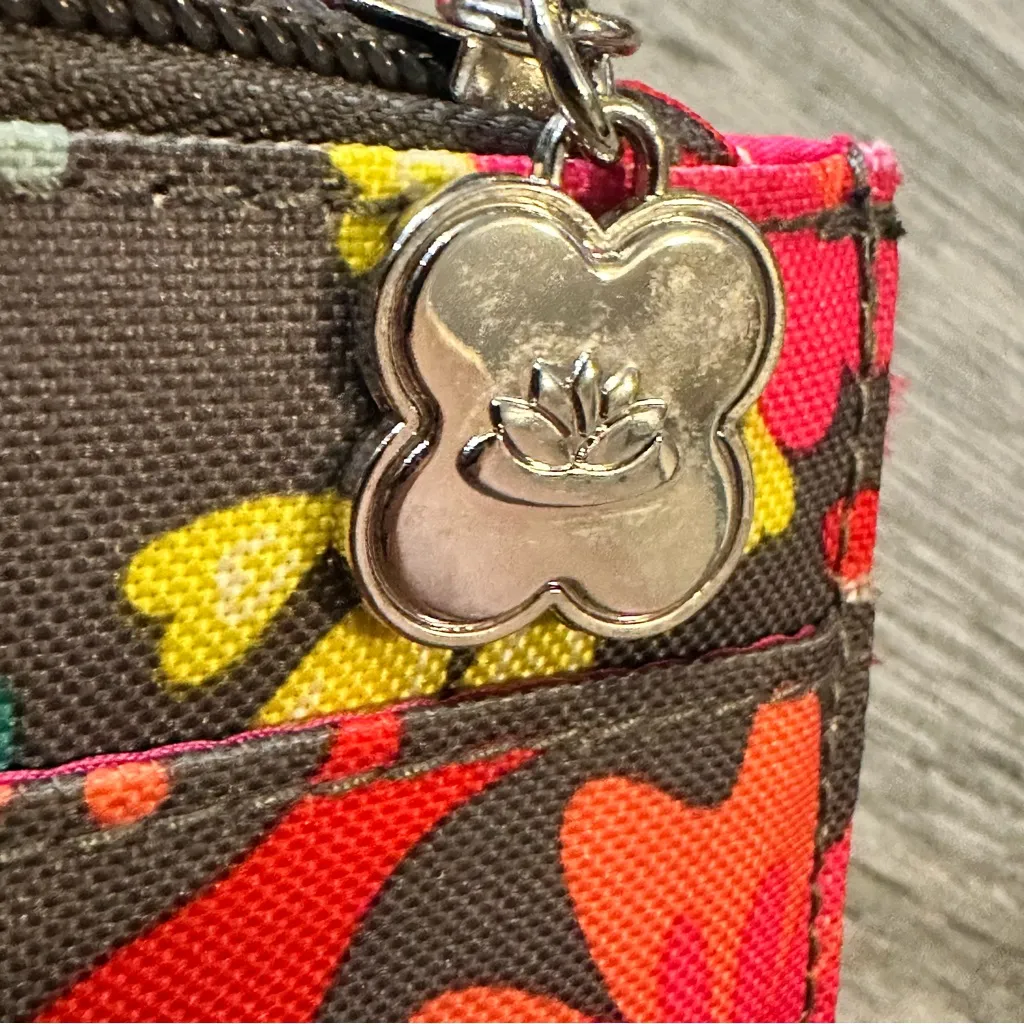 Lily Bloom Multi Cats Playful Floral Garden Snap Close Travel Wallet - Image 6