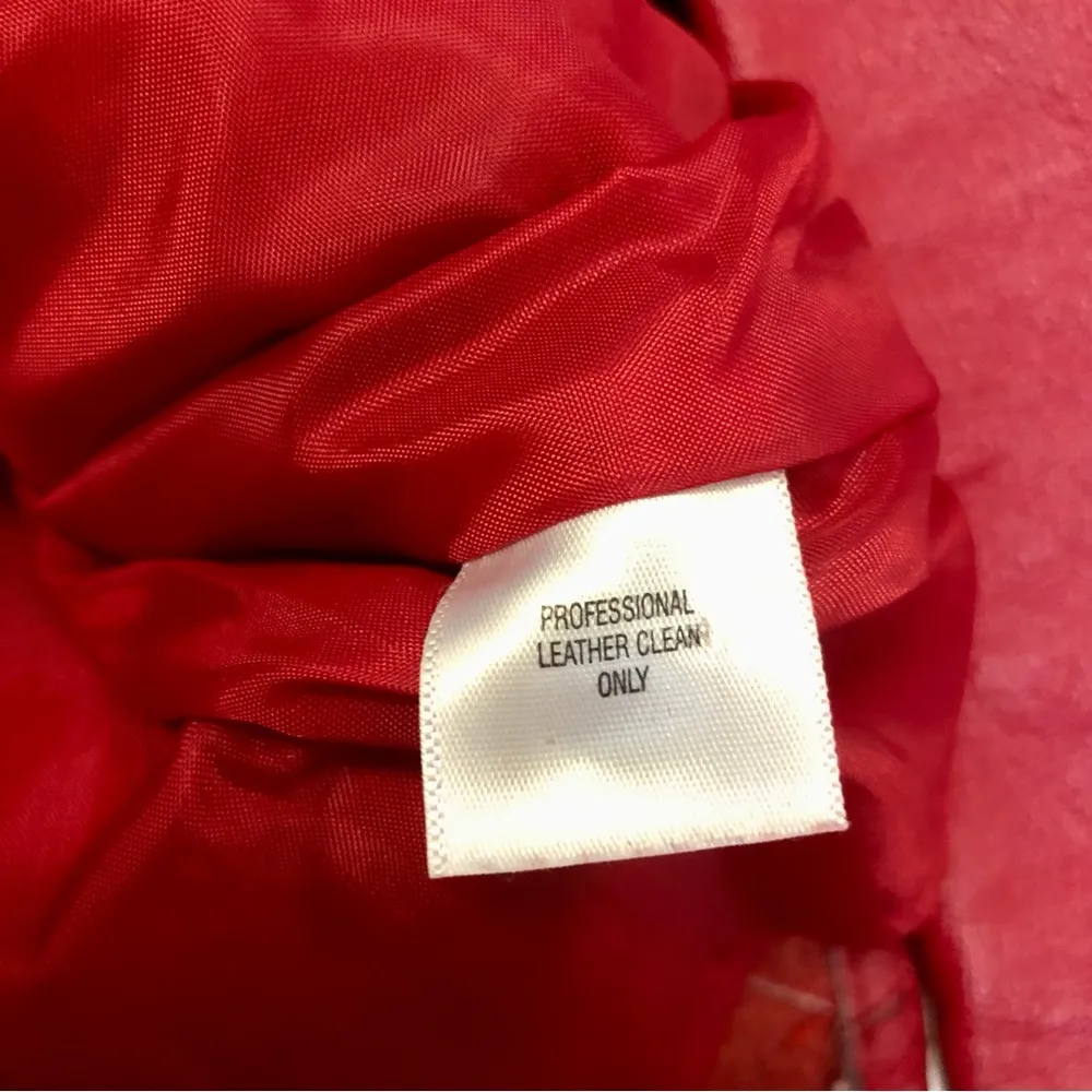 Vintage Bright Red Leather Jacket Steampunk Sergeant Pepper Prince M - Image 13