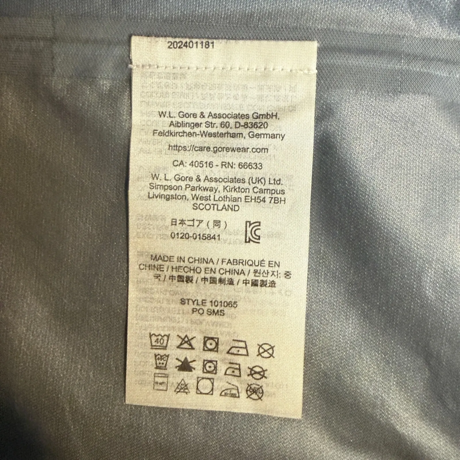 GoreWear Spinshift GTX Jacket Womens Lab Graphite Gore Tex Cycling Rain Size S Gray - Image 10